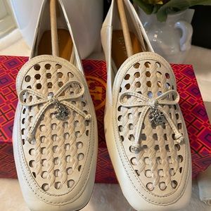 🎉NEW🎉TORY BURCH CHARM WOVEN 5MM LOAFER